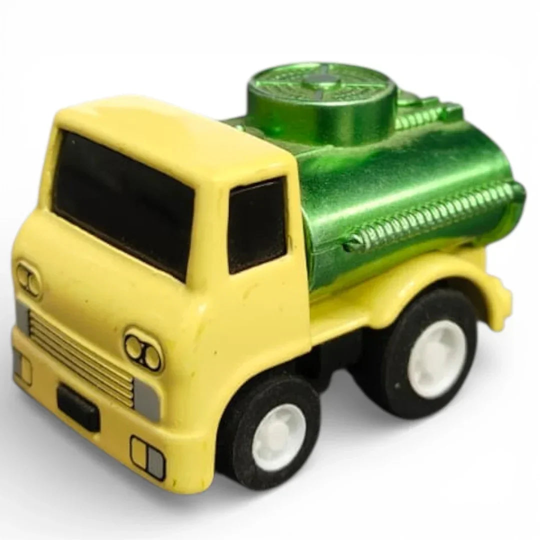 Joy Junction 1:64 Mini Racer Alloy Metal Tanker Truck Toy with Pull-Back Function
