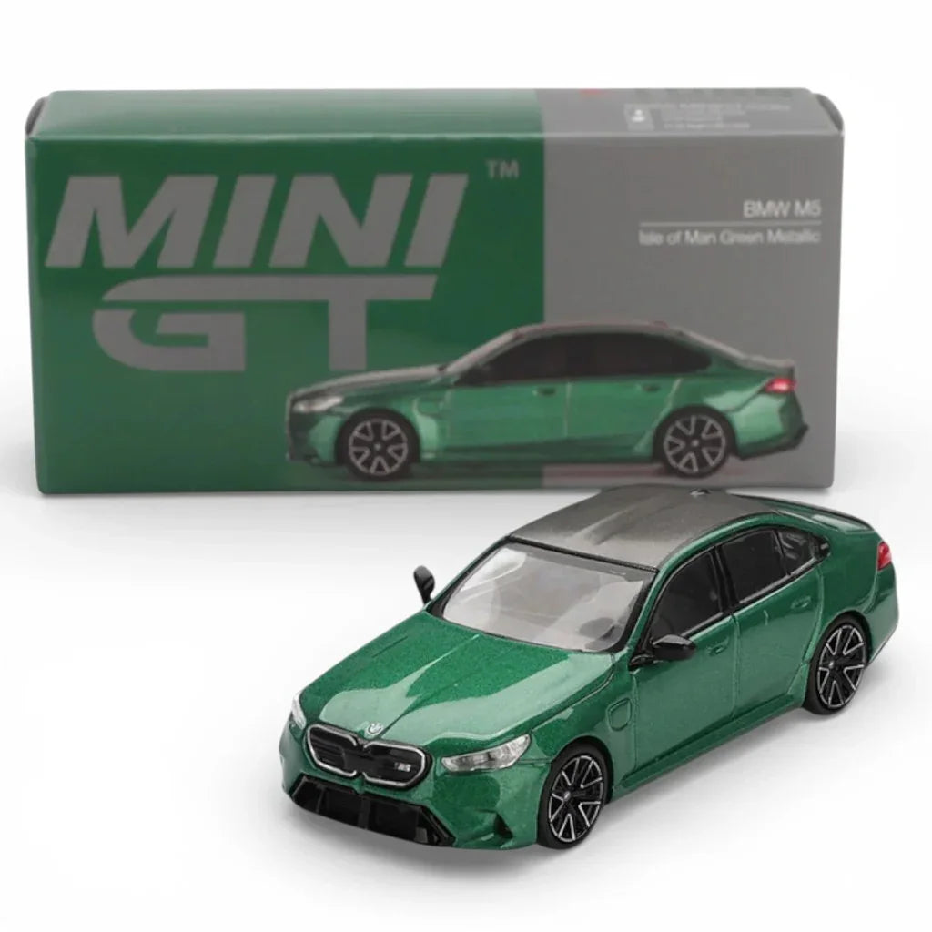 Mini GT 1:64 BMW M5 Isle of Man Green  | Die-Cast Car Model