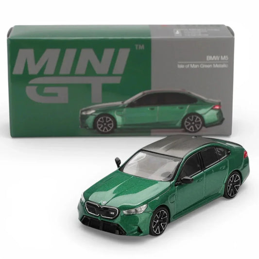 Mini GT 1:64 BMW M5 Isle of Man Green  | Die-Cast Car Model