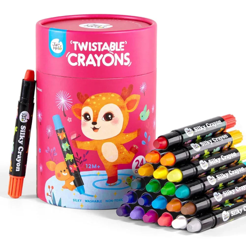 Jar Melo Baby Roo Silky Washable Crayon - Jaiman Toys