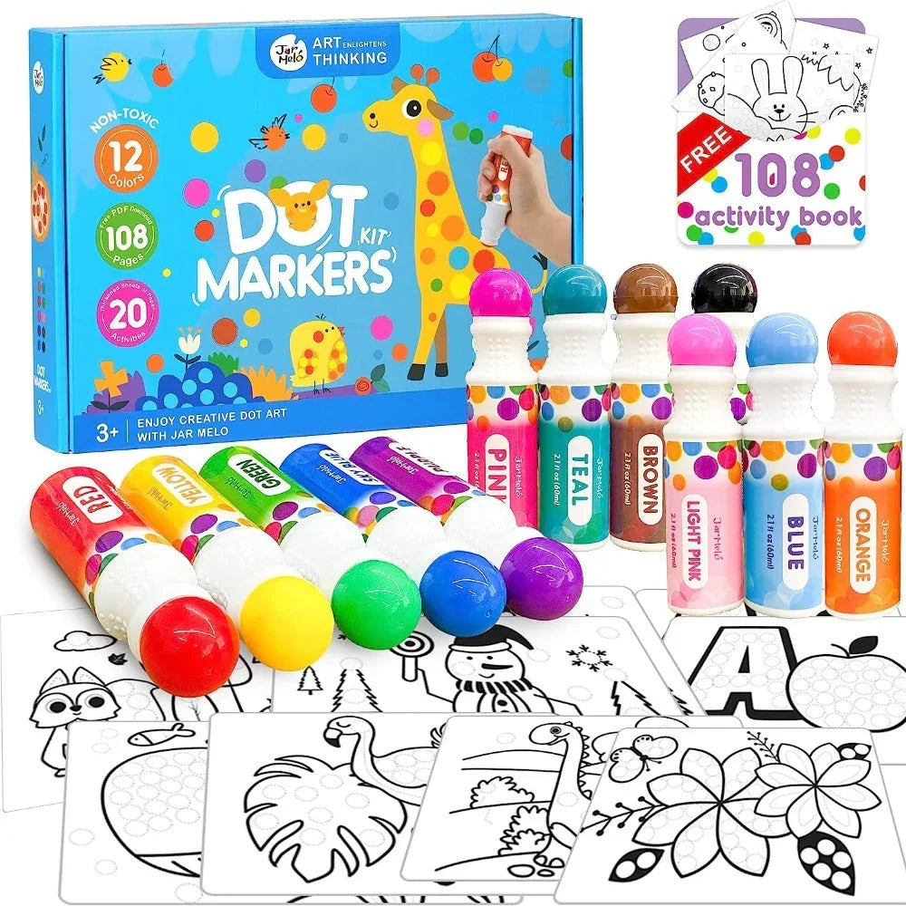 Jar Melo Dot Painting - Jaiman Toys