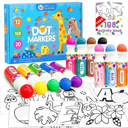 Jar Melo Dot Painting - Jaiman Toys