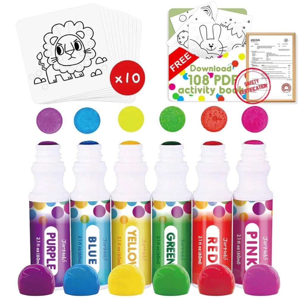 Jar Melo Dot Painting - Jaiman Toys