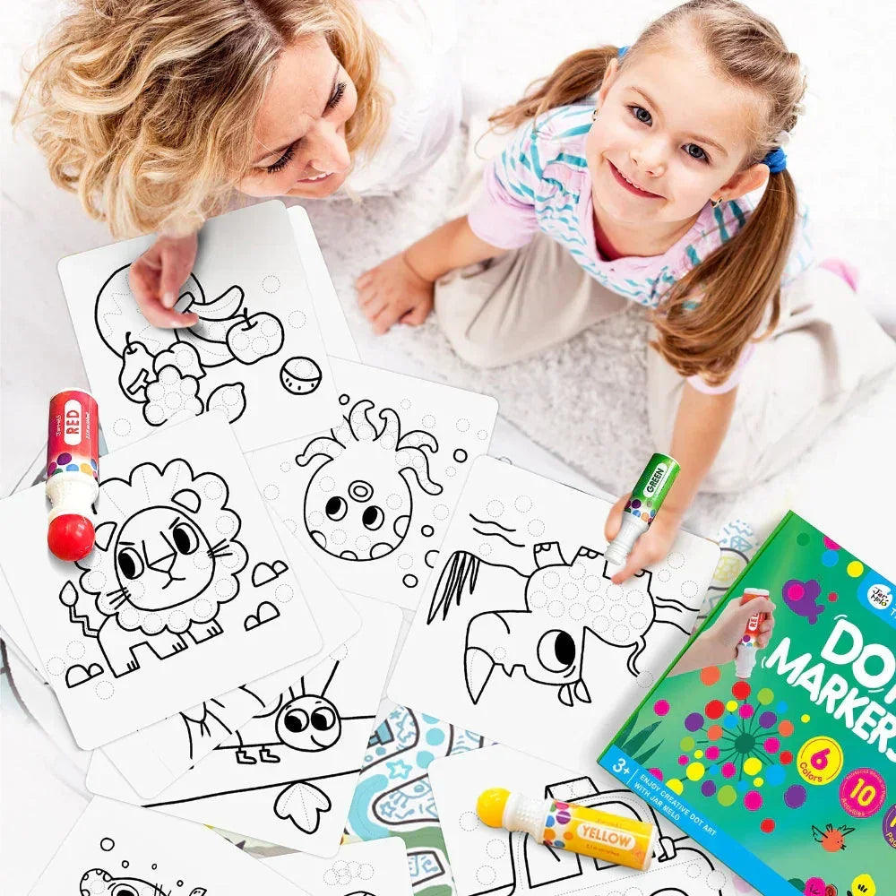 Jar Melo Dot Painting - Jaiman Toys