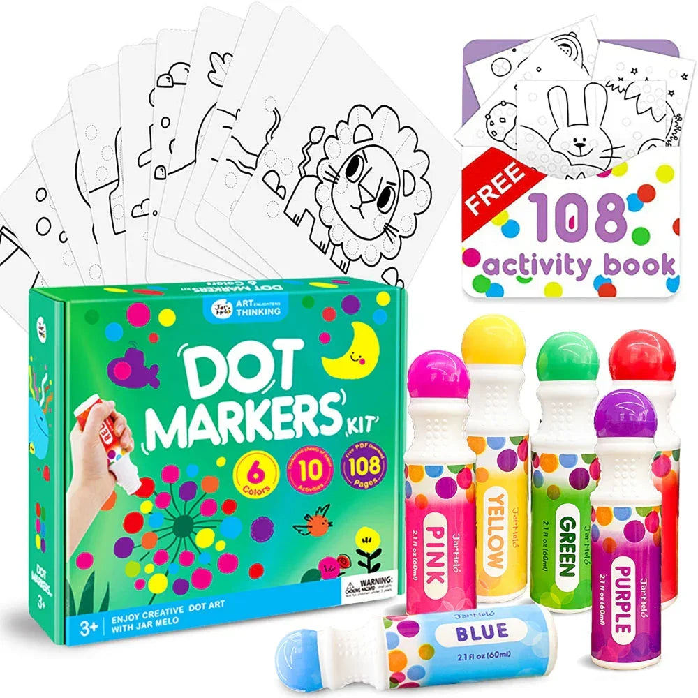 Jar Melo Dot Painting - Jaiman Toys