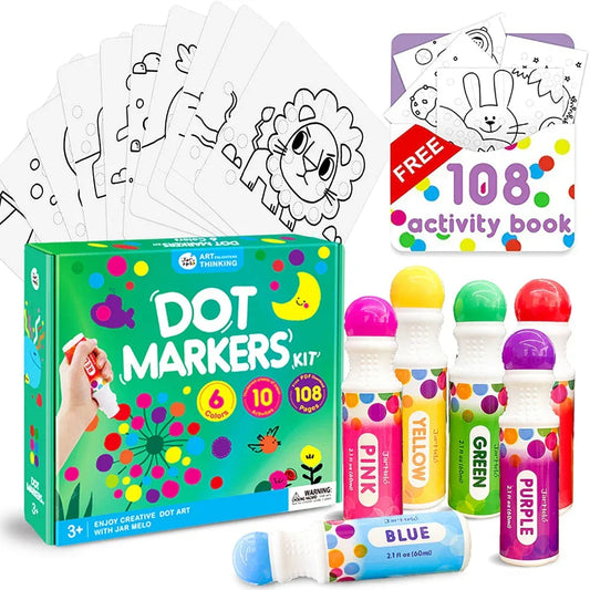 Jar Melo Dot Painting - Jaiman Toys