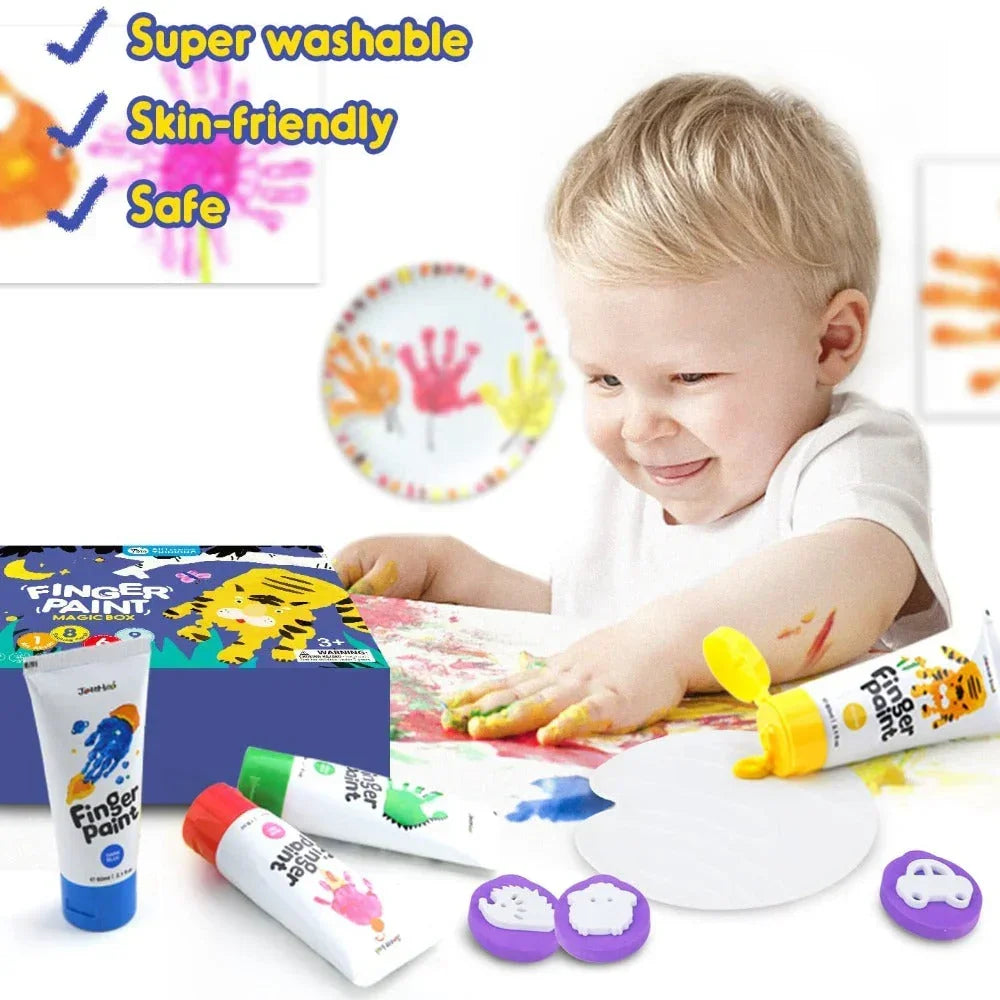 Jar Melo Finger Paint Magic Box - Jaiman Toys