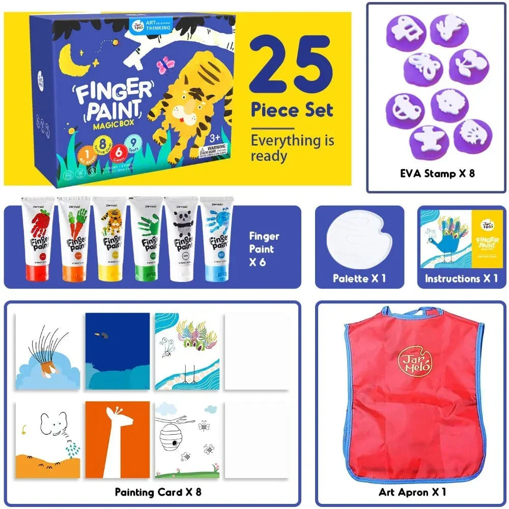 Jar Melo Finger Paint Magic Box - Jaiman Toys
