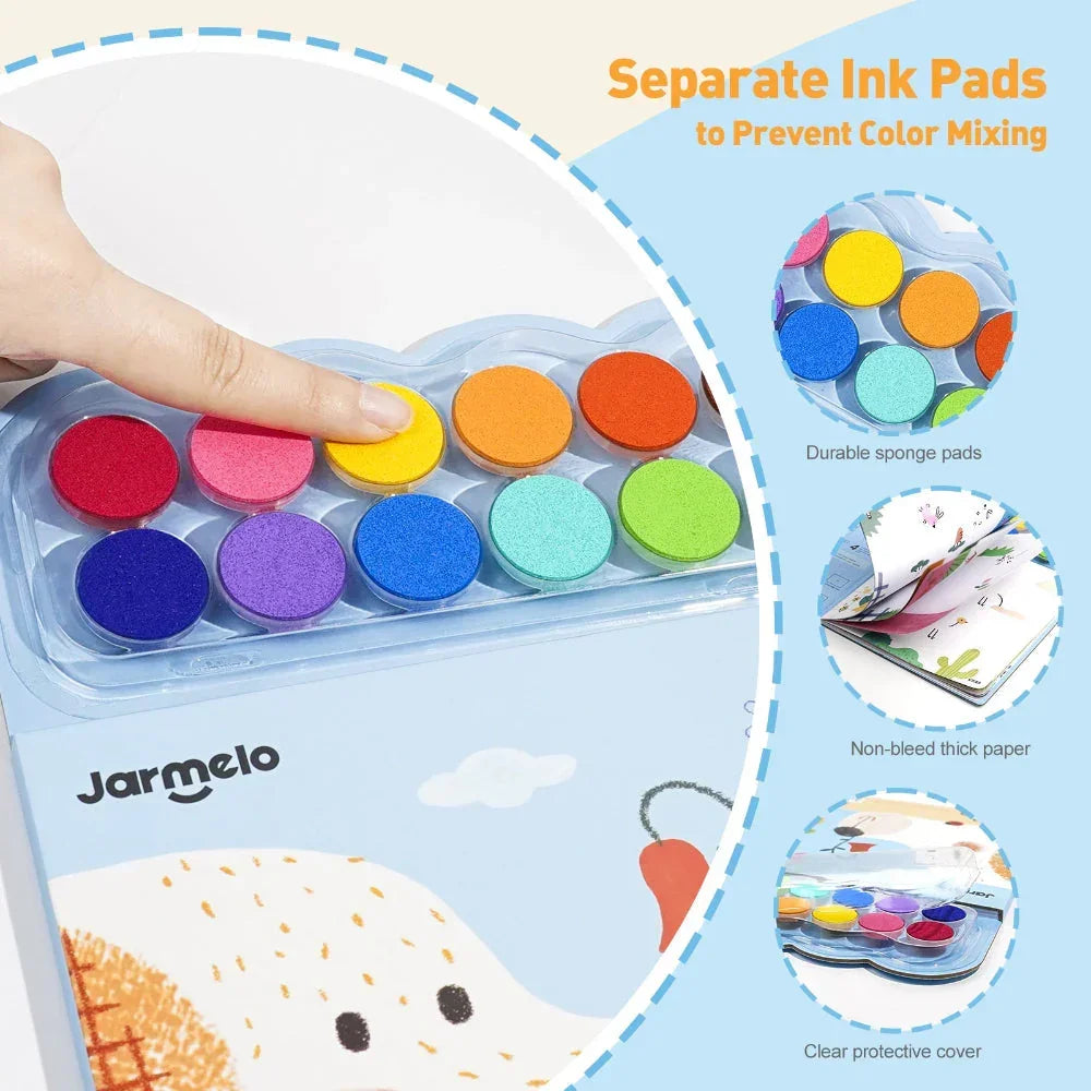 Jar Melo Finger Painting- A Lively Forest Book - Jaiman Toys