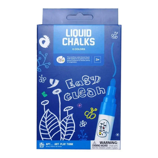Jar Melo Liquid Chalk Markers -6 Colors - Jaiman Toys