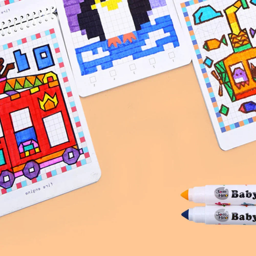 Jar Melo Pixel Pictures Colouring Books - Jaiman Toys