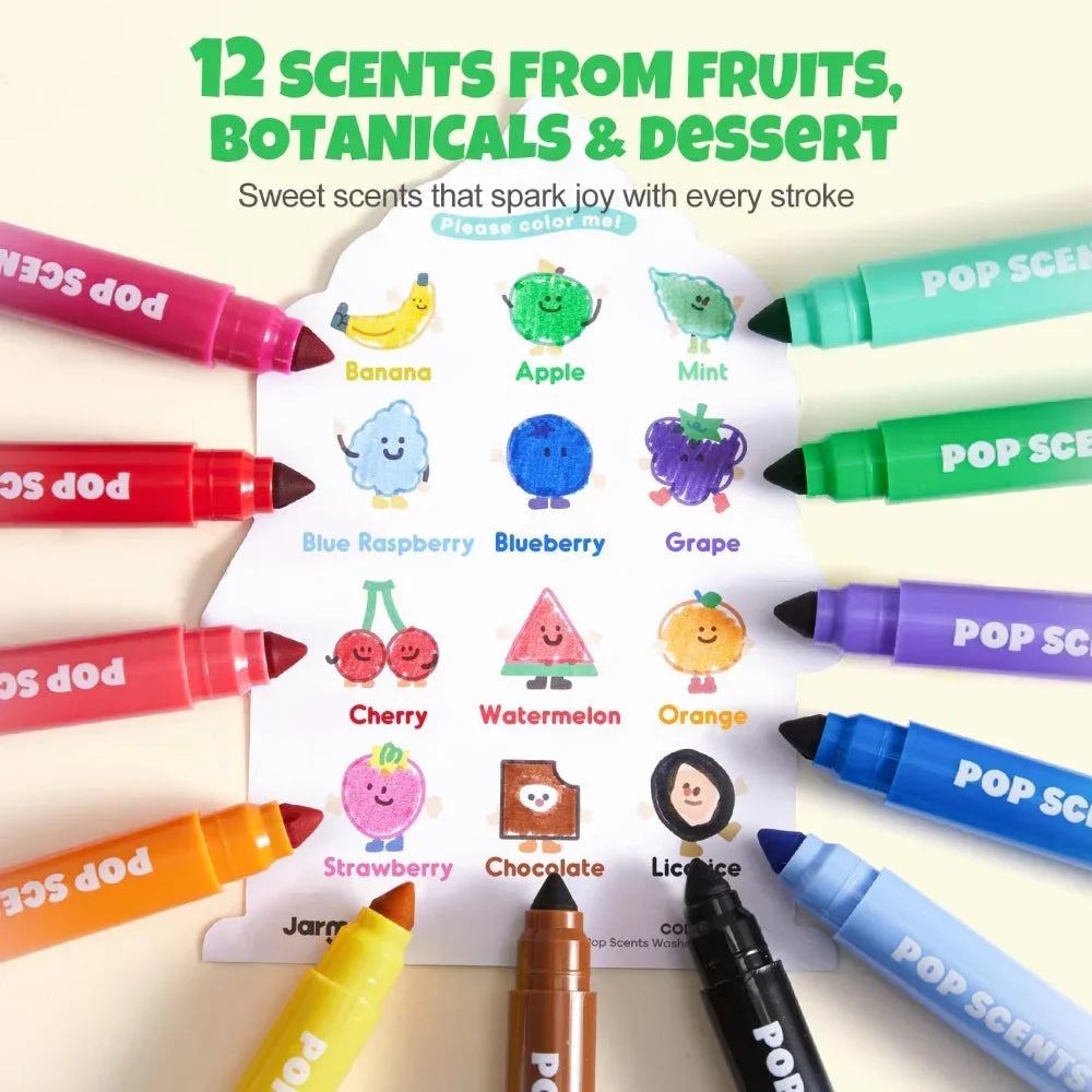 Jar Melo Pop Scents Markers - Jaiman Toys
