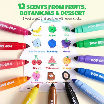 Jar Melo Pop Scents Markers - Jaiman Toys