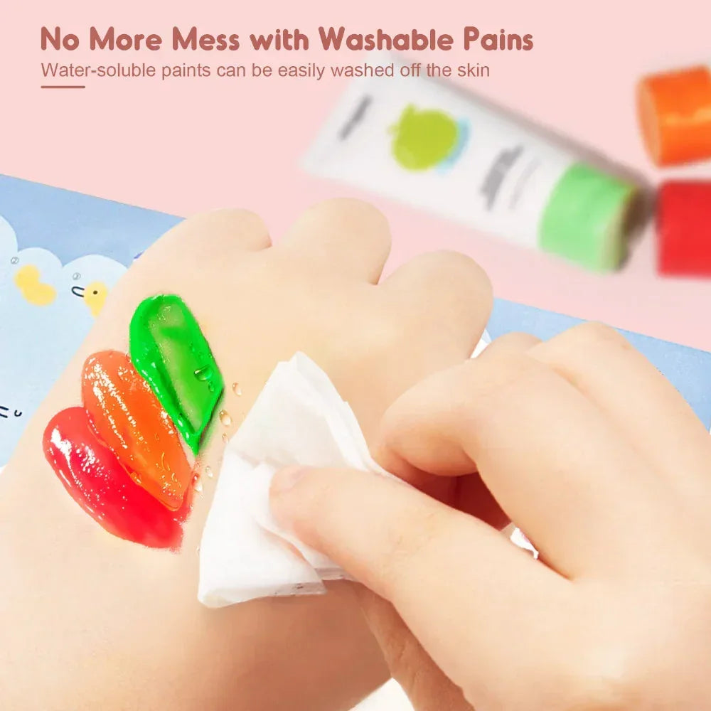 Jar Melo Scented Finger Paint-8 colors - Jaiman Toys