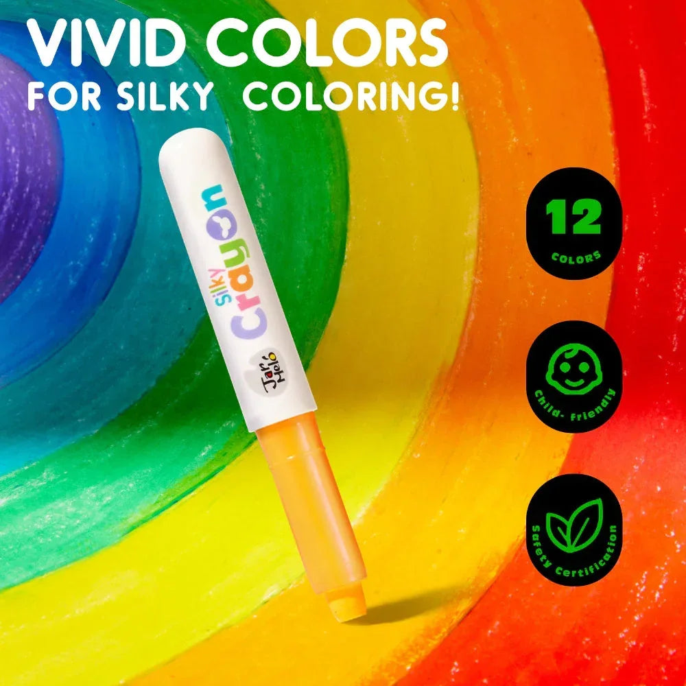 Jar Melo Ultra Silky Washable Crayons - Jaiman Toys