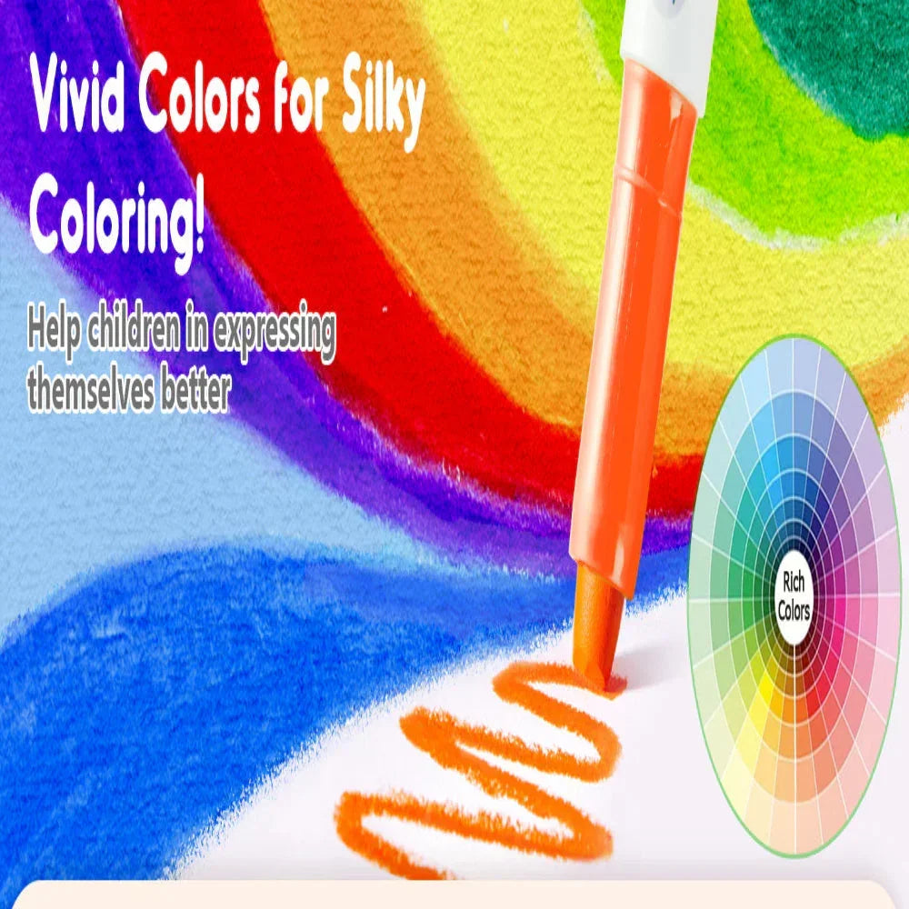Jar Melo Ultra Silky Washable Crayons - Jaiman Toys