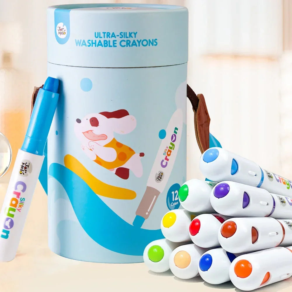 Jar Melo Ultra Silky Washable Crayons - Jaiman Toys