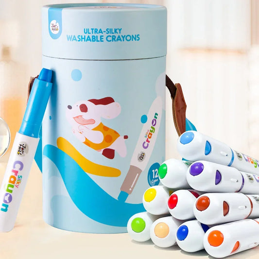 Jar Melo Ultra Silky Washable Crayons - Jaiman Toys