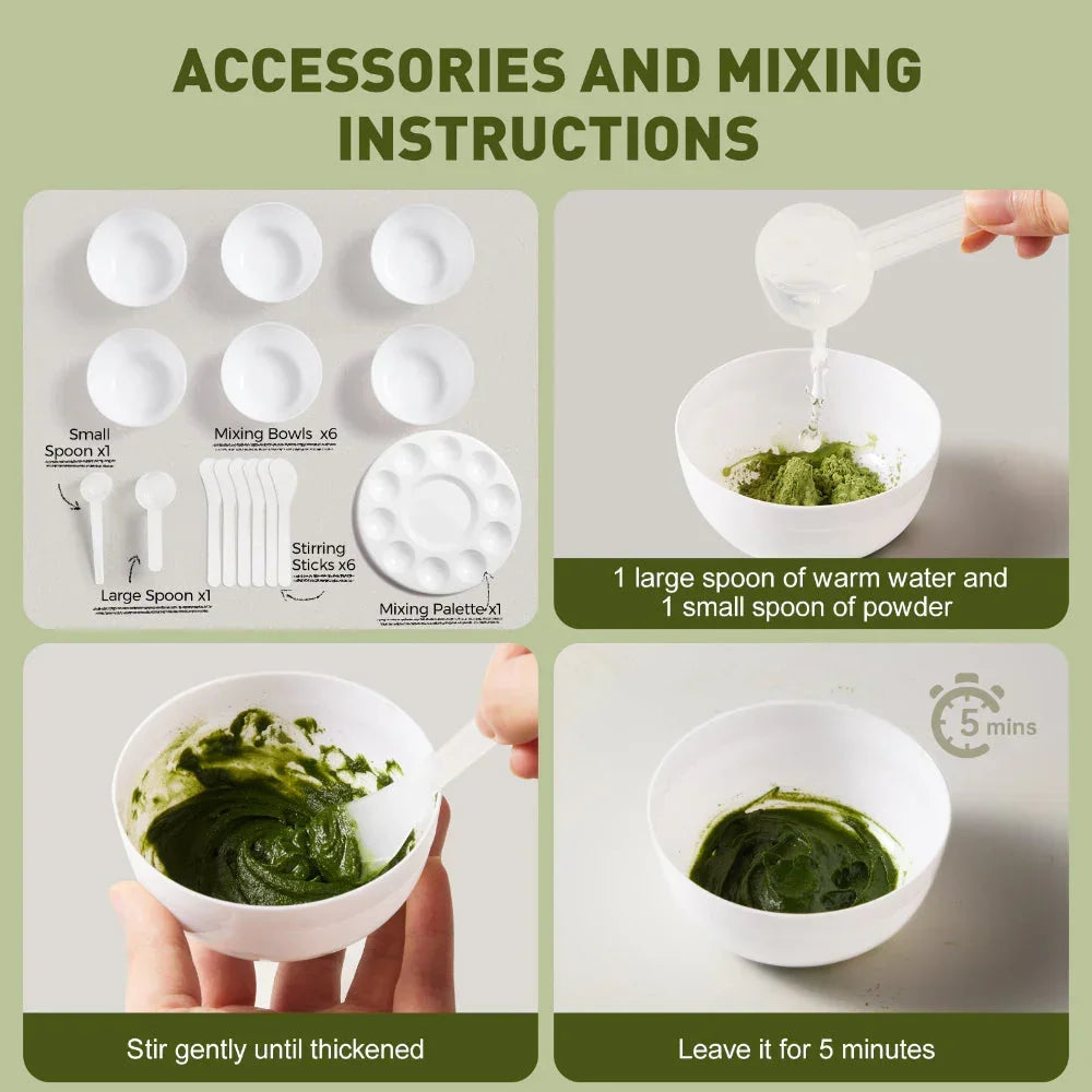 Jar Melo Vegetable Powder Paints- 6 Colors - Jaiman Toys