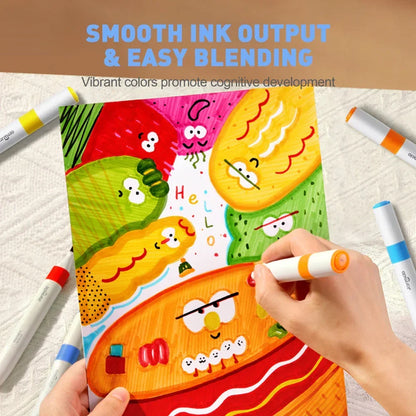 Jar Melo Washable Dual Tip Markers - Jaiman Toys