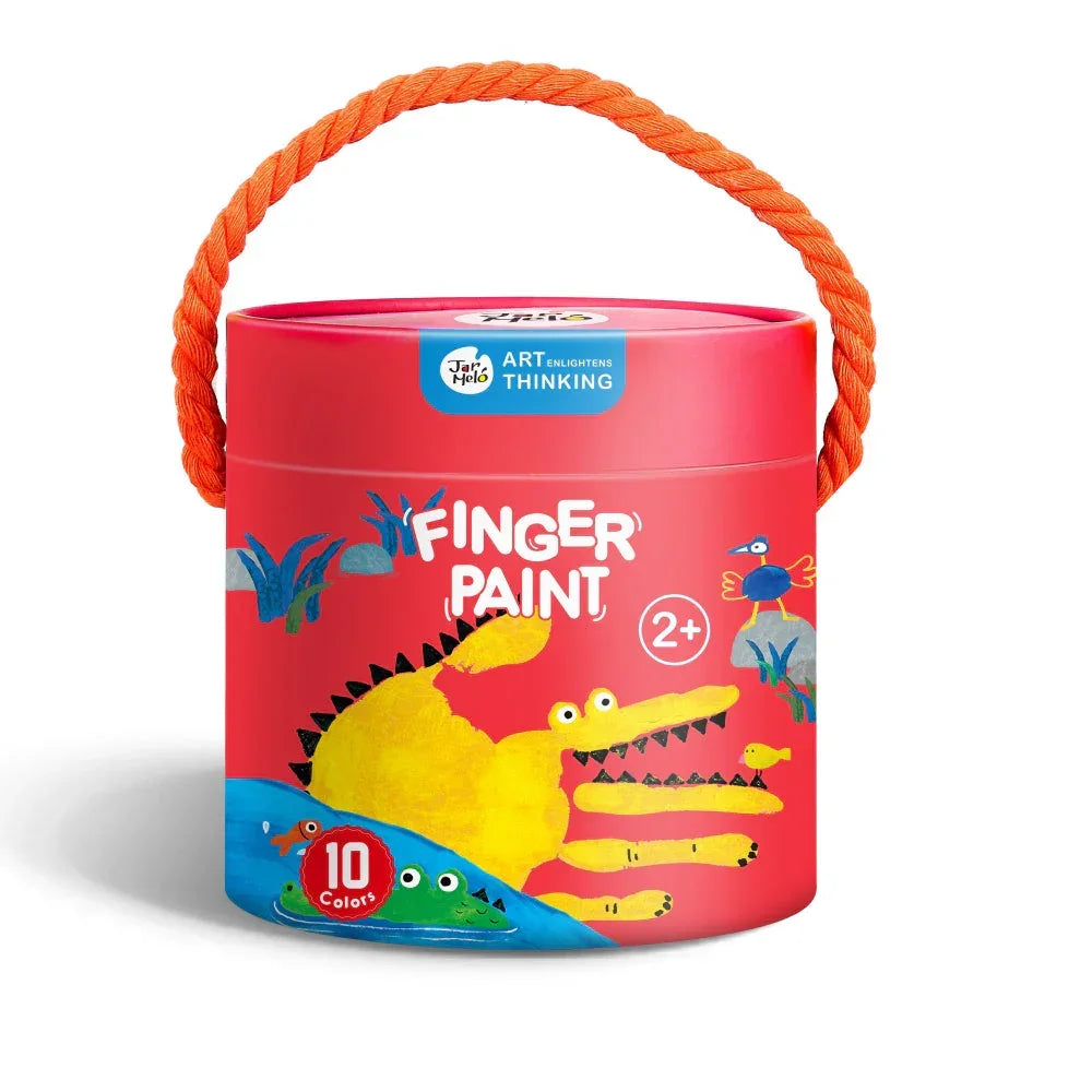 Jar Melo Washable Finger Paint Colors Set - Jaiman Toys