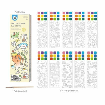Jar Melo Watercolor Painting Book - Jaiman Toys