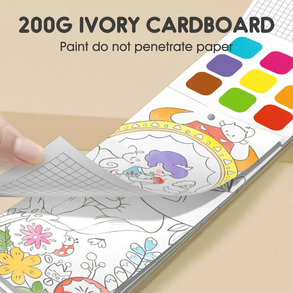 Jar Melo Watercolor Painting Book - Jaiman Toys