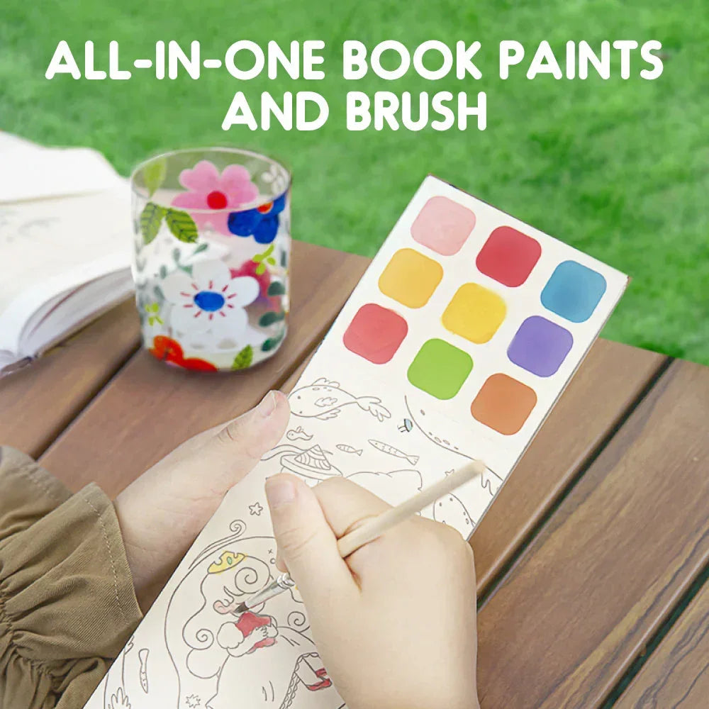 Jar Melo Watercolor Painting Book - Jaiman Toys