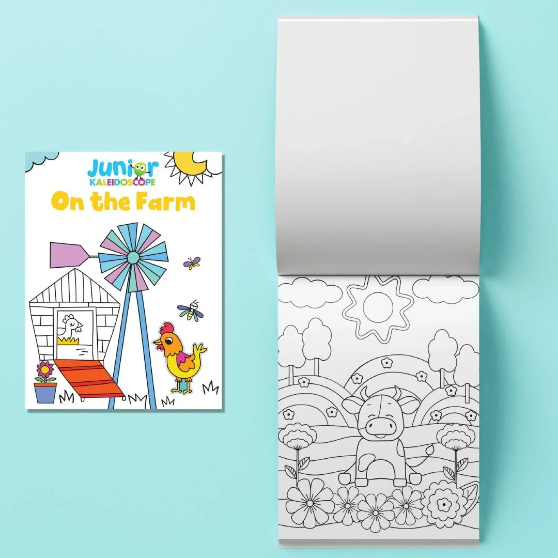 Junior Kaleidoscope Colouring Kit On The Farm - Jaiman Toys