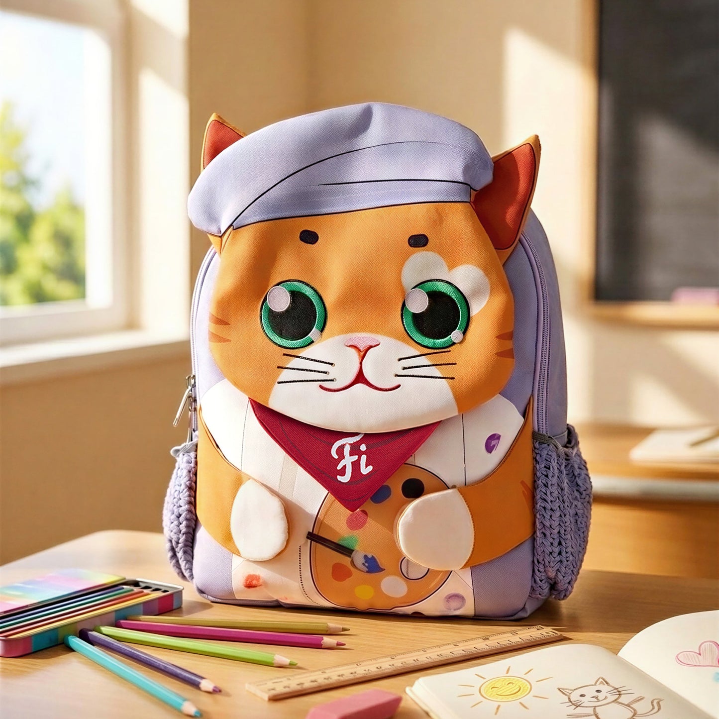 Filli & Me Artist Filli HugBag | 12.5L Kids Backpack for Kindergarten (4–5 Years) | Lightweight School & Travel Bag