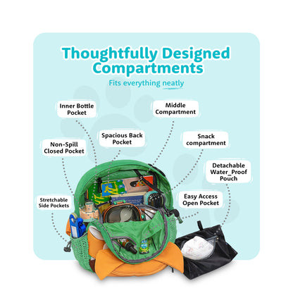 Filli & Me Artist Filli HugBag | 12.5L Kids Backpack for Kindergarten (4–5 Years) | Lightweight School & Travel Bag