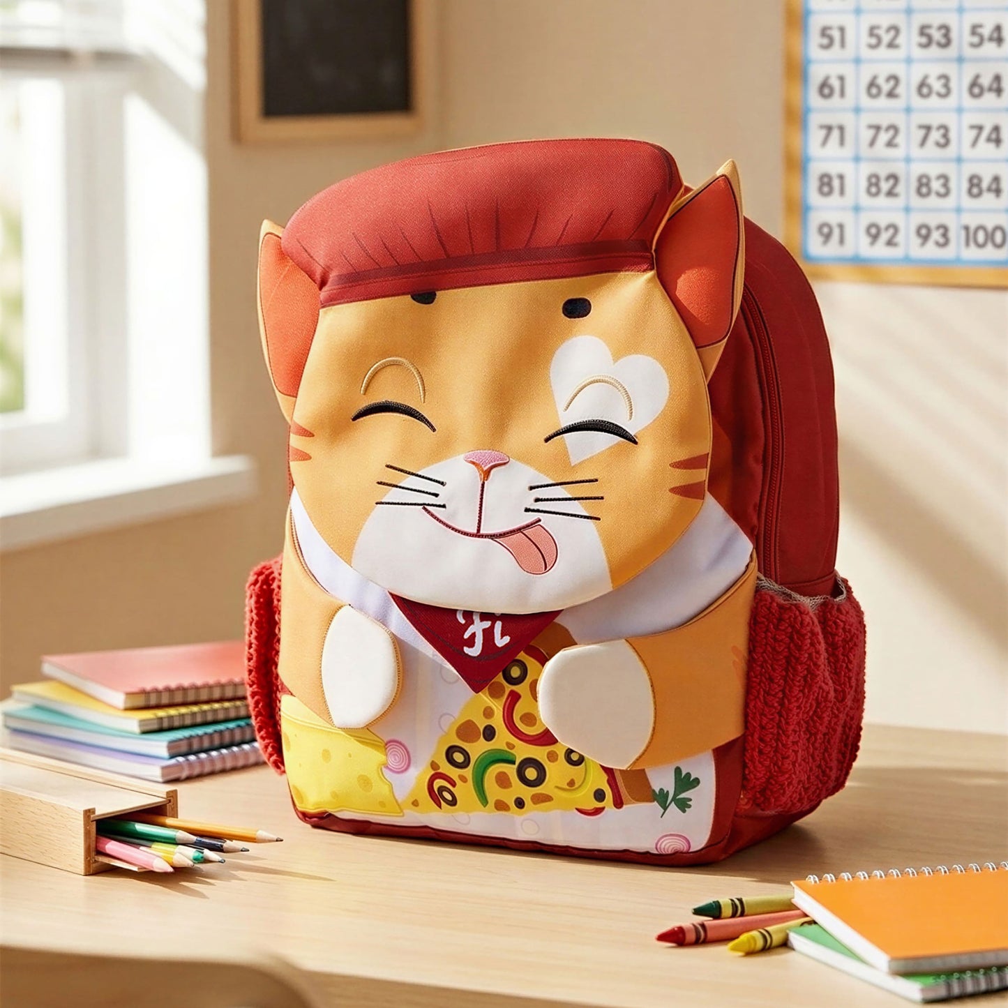 Filli & Me Chef Filli HugBag | 12.5L Kids Backpack for Kindergarten (4-5 Years) | Lightweight School & Travel Bag