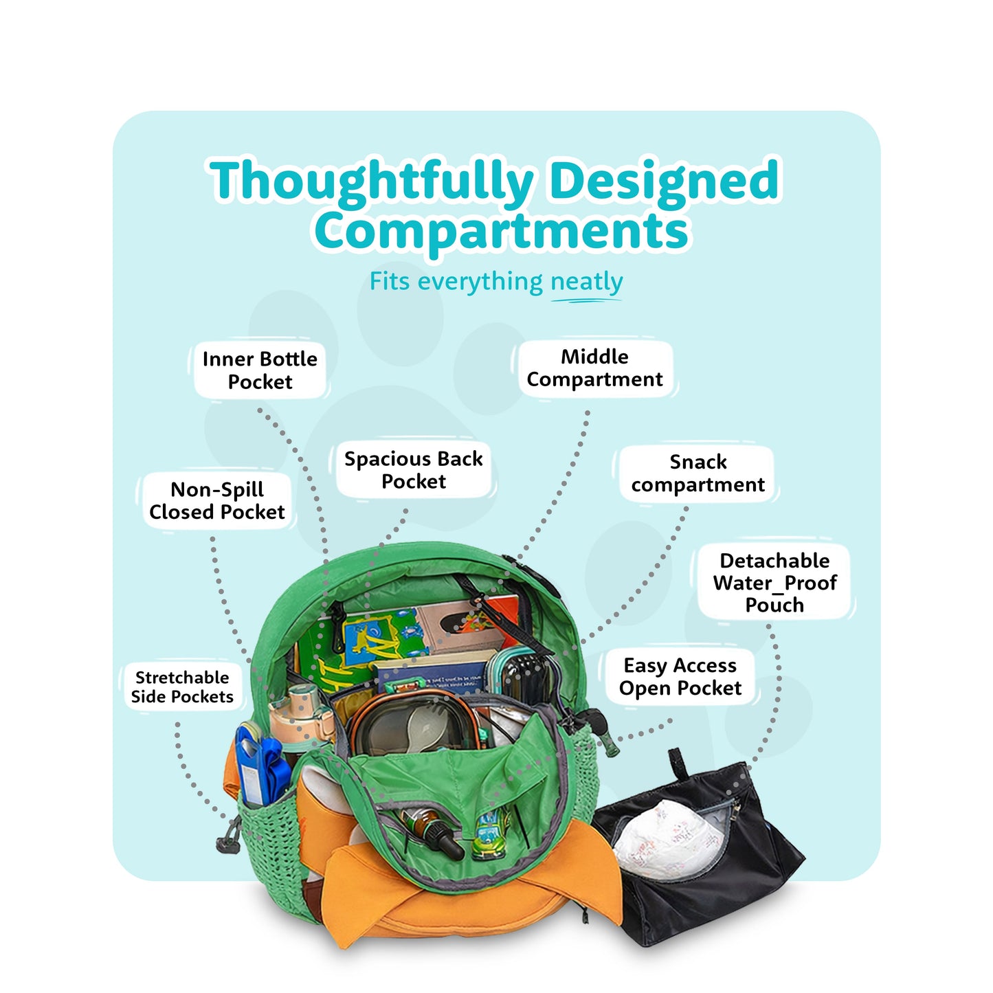 Filli & Me Farmer Filli HugBag | 12.5L Kids Backpack for Kindergarten (4–5 Years) | Lightweight School & Travel Bag