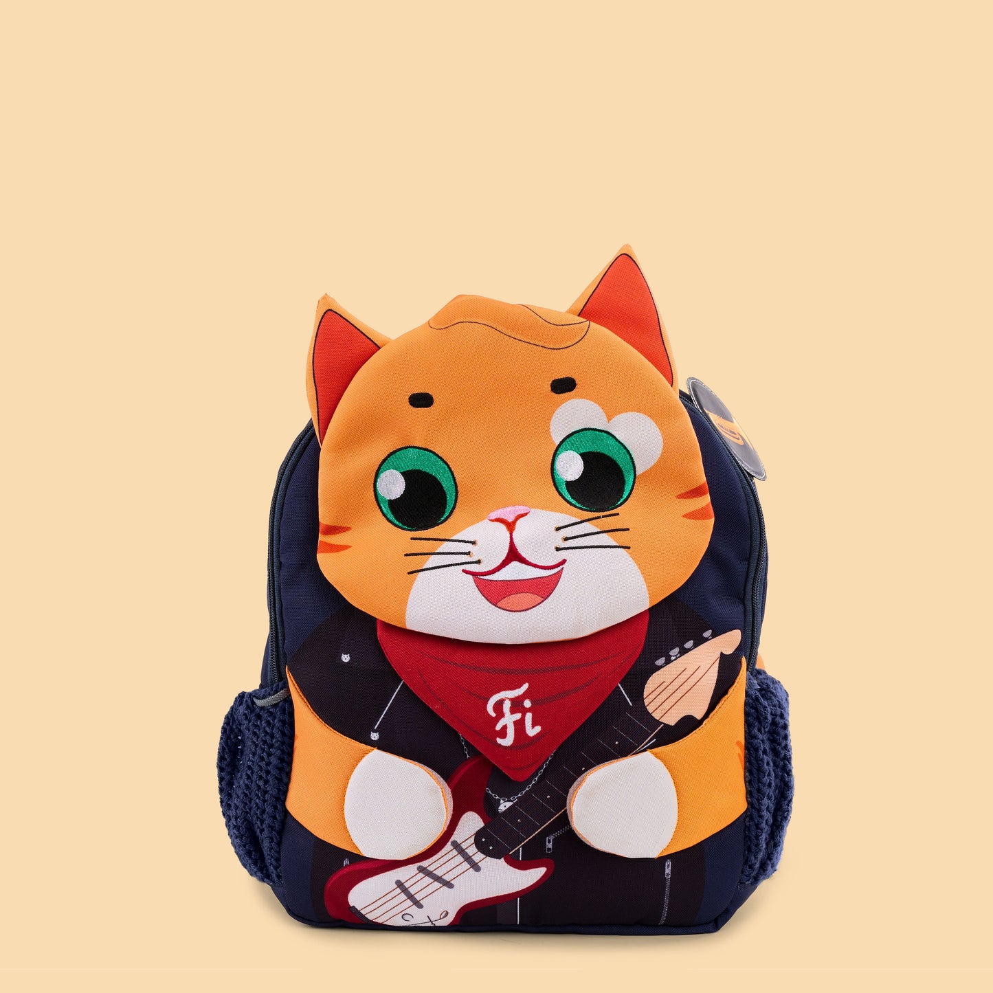 Filli & Me Rockstar Filli HugBag | 12.5L Kids Backpack for Kindergarten (4–5 Years) | Lightweight School & Travel Bag