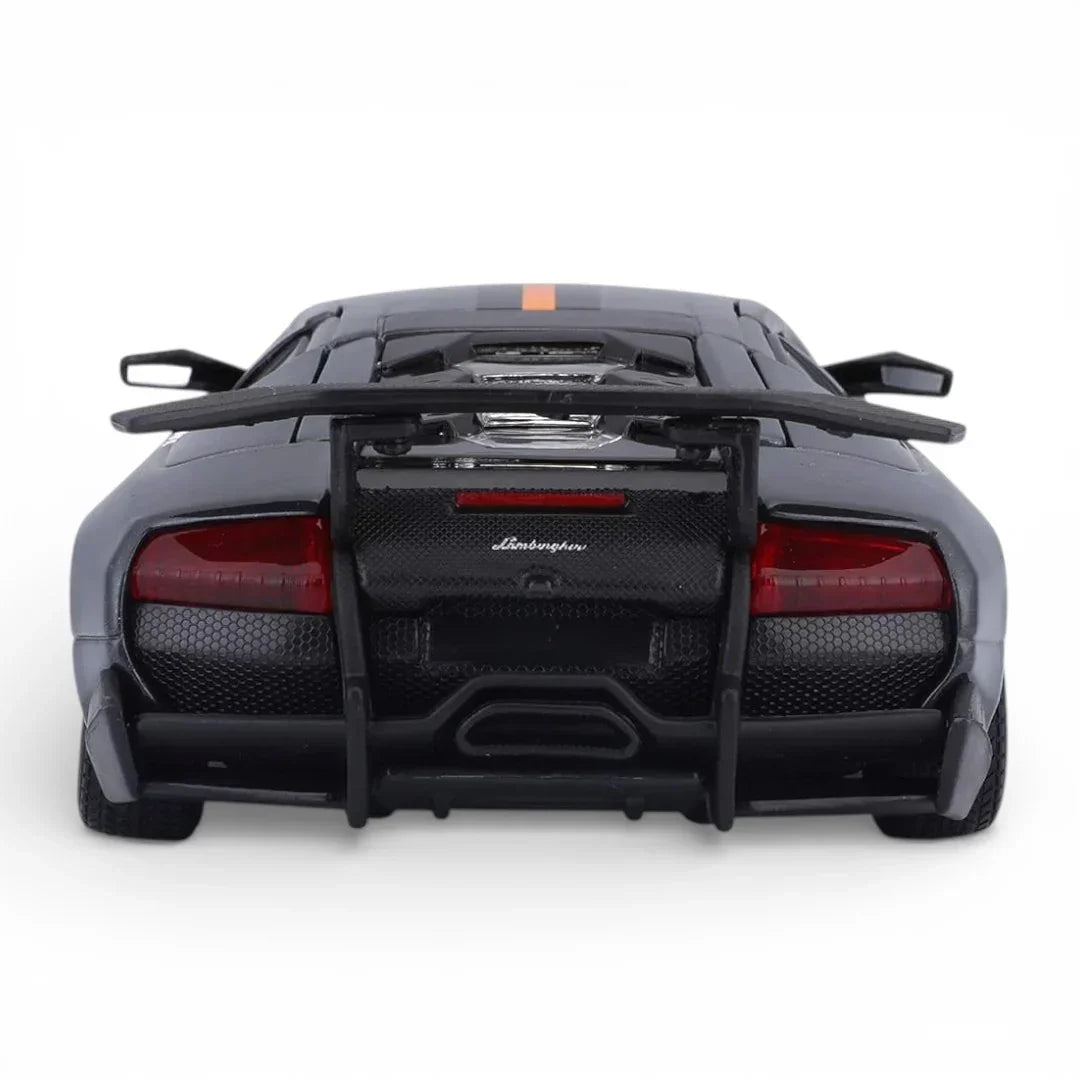 RMZ City 1:36 Lamborghini Murcielago LP 670-4 SV Diecast Car Model – Grey| Openable Doors, Sound & Light