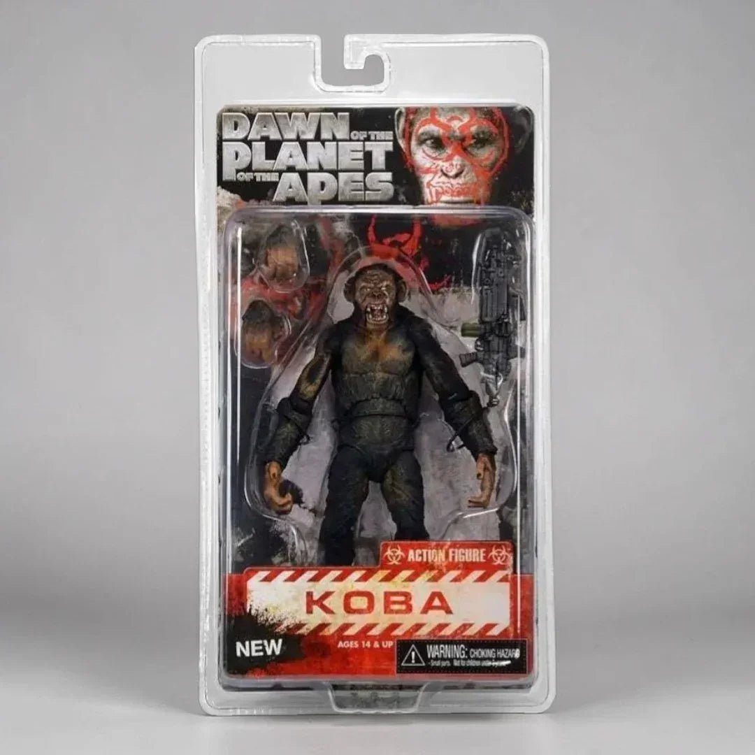 Koba Action Figure with Machine Gun – Dawn of the Planet of the Apes Movie Collectible (7 Inch)