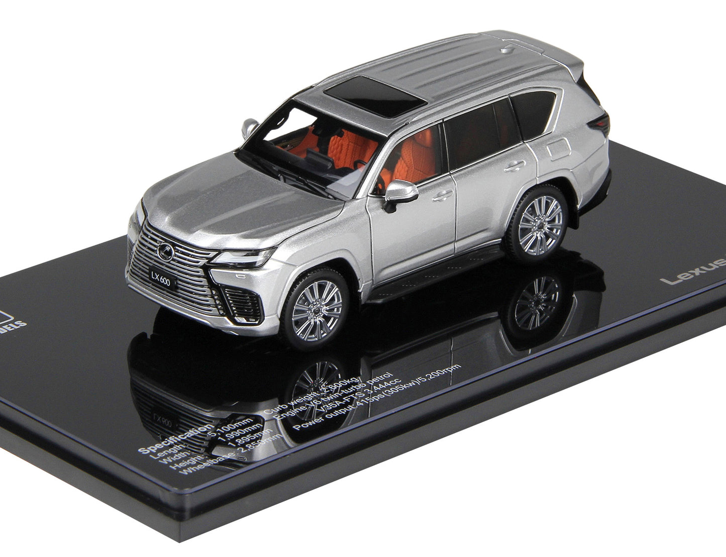 LCD Models 1:43 Lexus LX600 SUV 2024 Die-Cast Model Car | Premium Collectible SUV Model | 4 Variants