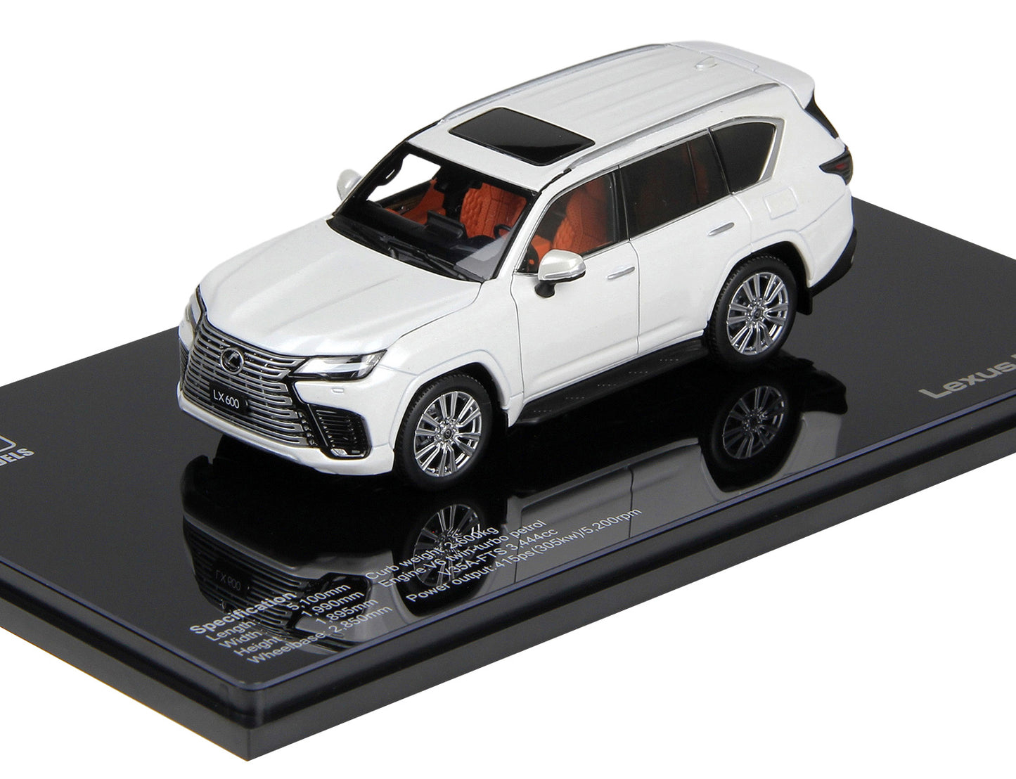 LCD Models 1:43 Lexus LX600 SUV 2024 Die-Cast Model Car | Premium Collectible SUV Model | 4 Variants