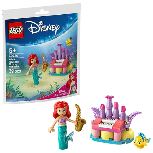 LEGO® 30720 Disney Ariel & Flounder’s Birthday Music Fun  | 39 Pieces | Ages 5+ | 2026