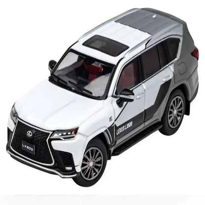 GCD 1:64 Lexus LX 600 Luxury SUV Diecast Model Car – Premium Silver Collector Edition