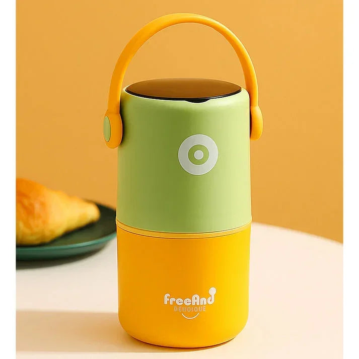 Stainless Steel Snack Tiffin Box For Kids 820 ML - Jaiman Toys