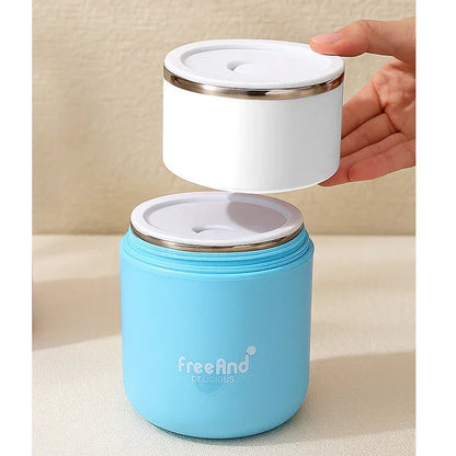 Stainless Steel Snack Tiffin Box For Kids 820 ML - Jaiman Toys