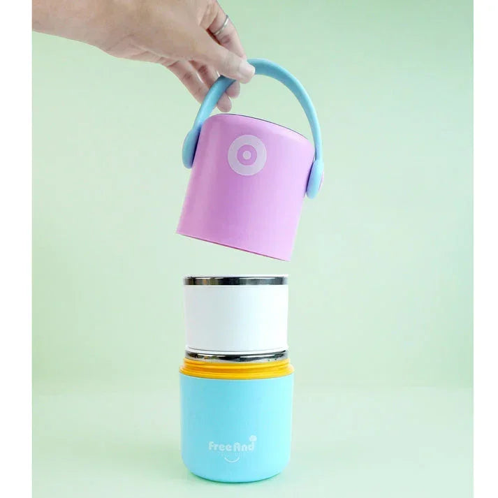 Stainless Steel Snack Tiffin Box For Kids 820 ML - Jaiman Toys