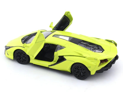 RMZ City 1:36 Lamborghini Sián FKP 37 Die-Cast Car – Red | Openable Doors, Pull Back & Go
