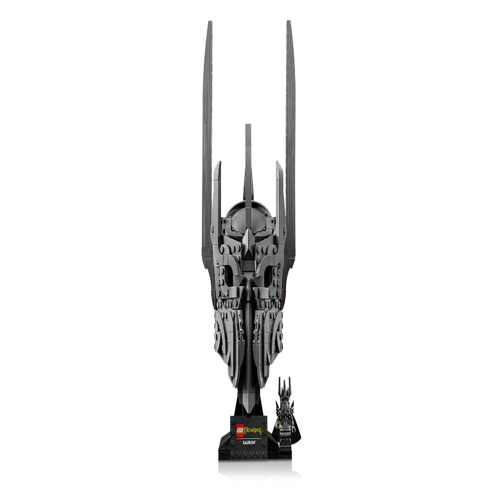 LEGO 11373 Icons The Lord of the Rings Sauron Helmet Display Set – Collectible Build for Adults, 538 Pieces