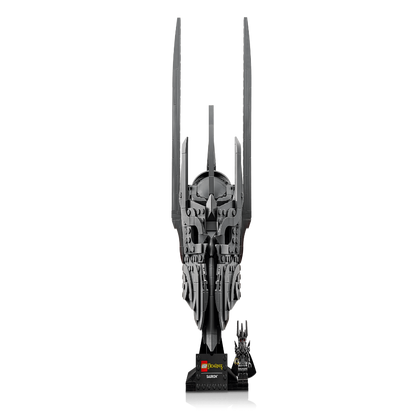 LEGO 11373 Icons The Lord of the Rings Sauron Helmet Display Set – Collectible Build for Adults, 538 Pieces