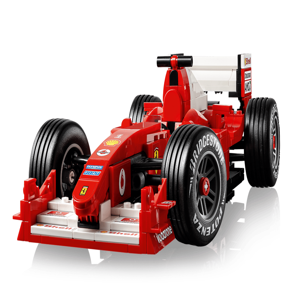 LEGO 11375 Icons Ferrari F2004 & Michael Schumacher Building Set – Formula 1 Collector Model, 735 Pieces