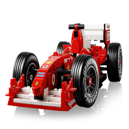 LEGO 11375 Icons Ferrari F2004 & Michael Schumacher Building Set – Formula 1 Collector Model, 735 Pieces