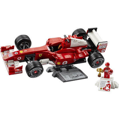 LEGO 11375 Icons Ferrari F2004 & Michael Schumacher Building Set – Formula 1 Collector Model, 735 Pieces