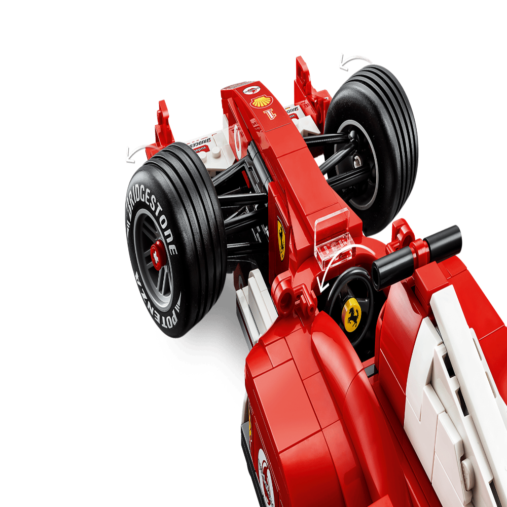 LEGO 11375 Icons Ferrari F2004 & Michael Schumacher Building Set – Formula 1 Collector Model, 735 Pieces